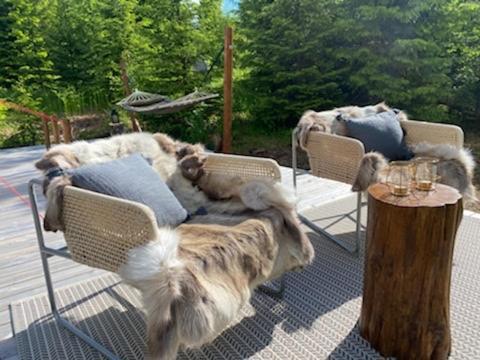 Glamping Tent With Amazing View In The Forest Torsby Exteriér fotografie