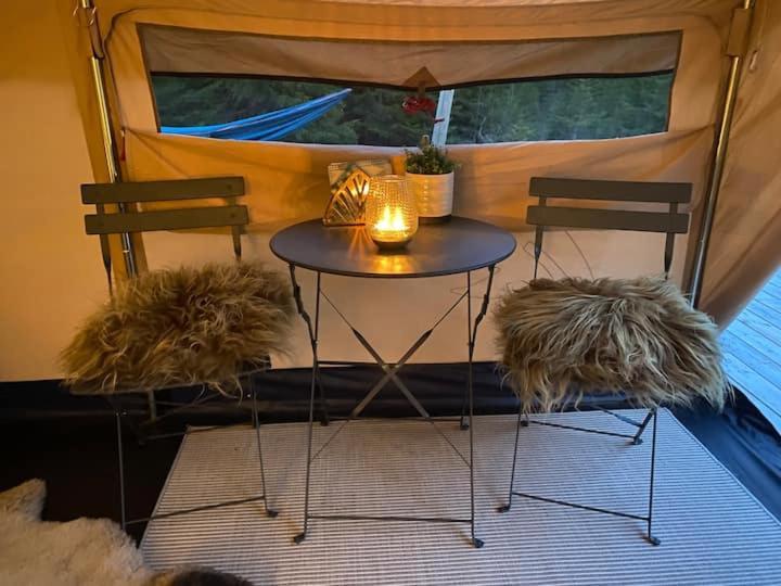 Glamping Tent With Amazing View In The Forest Torsby Exteriér fotografie