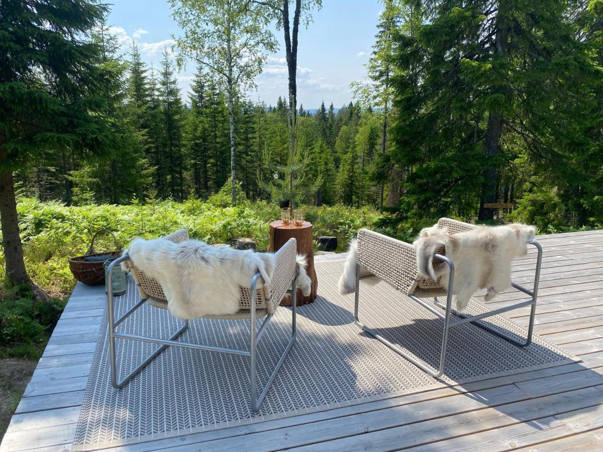 Glamping Tent With Amazing View In The Forest Torsby Exteriér fotografie